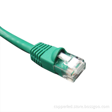 UTP Cat. 6 Patch Cord Cap Molded Green Color